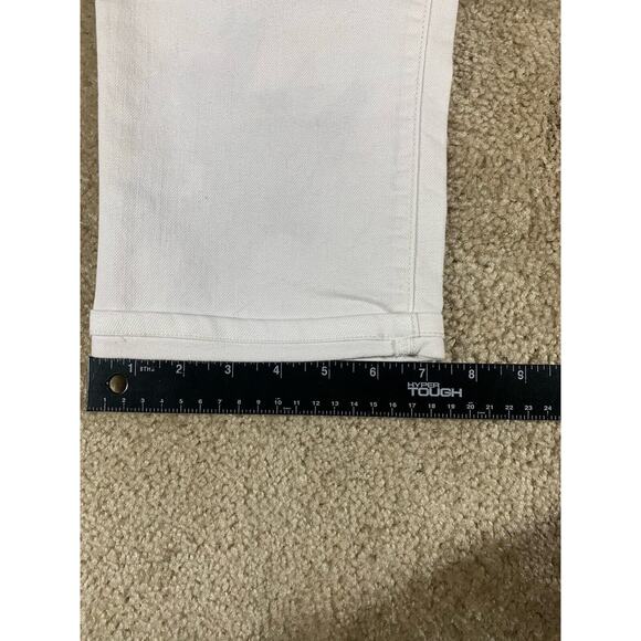 Old Navy The Sweetheart Capris Bright White Denim Jeans Women’s Size 10 #360 - Picture 9 of 11